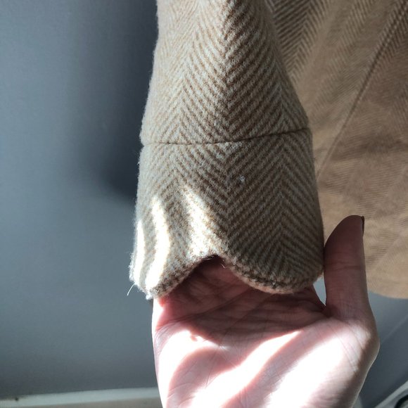 Mishow Wool Coat Knee Length Button Front Small - Picture 13 of 16